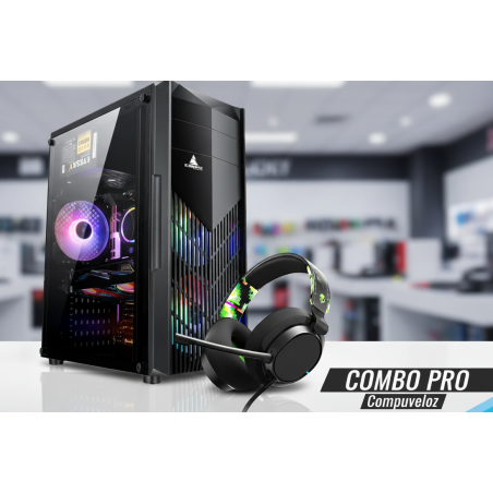 PC Gamer AMD Ryzen 3 + audífonos Skullcandy Slyr Pro
