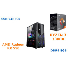 PC Gamer AMD Ryzen 3 + audífonos Skullcandy Slyr Pro