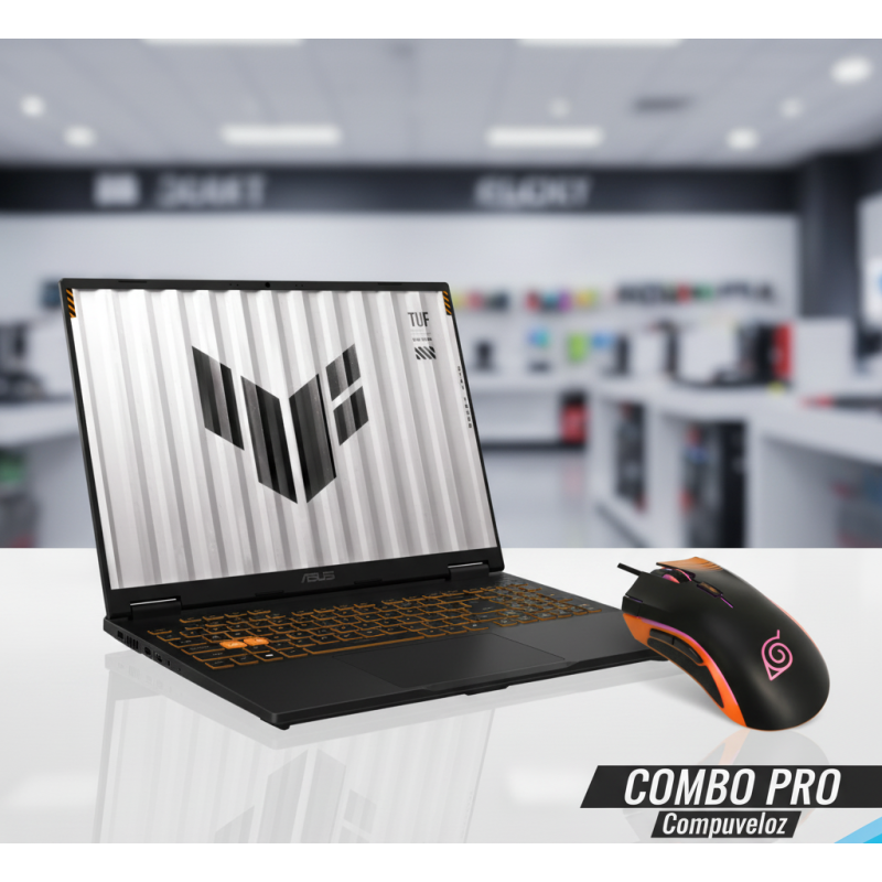 Laptop Gamer ASUS TUF FX608JMR Intel i7 + Mouse USB Naruto Leaf Ninja