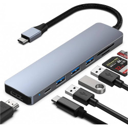Hub Multipuerto USB-C (con PD)