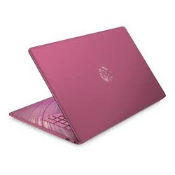 La Laptop HP color rosado combina estilo, rendimiento y funcionalidad, perfecta para niñas y jóvenes estudiantes.